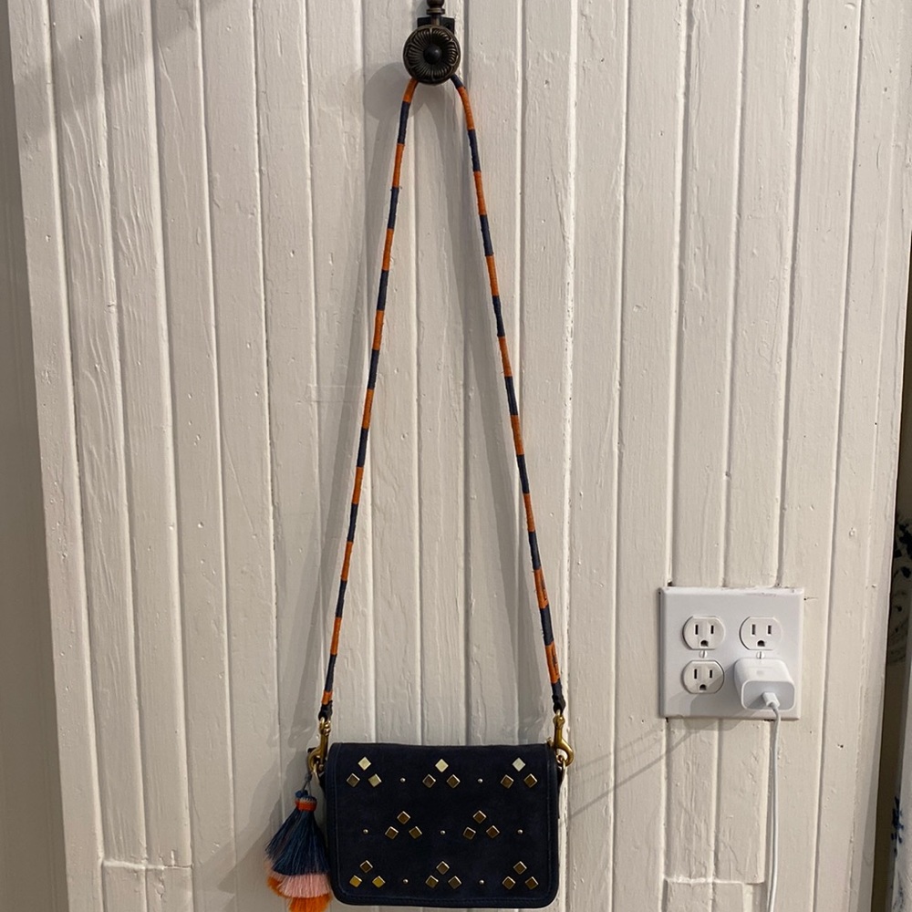 Kempton &Co suede leather crossbody bag! So cute!